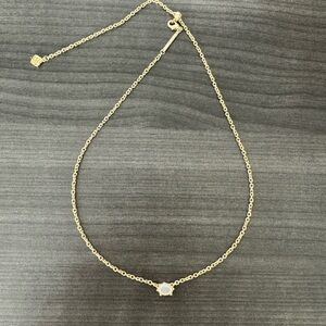 SOLD - Kendra Scott Cailin Gold Pendant Necklace in Ivory Mother-of-Pearl
